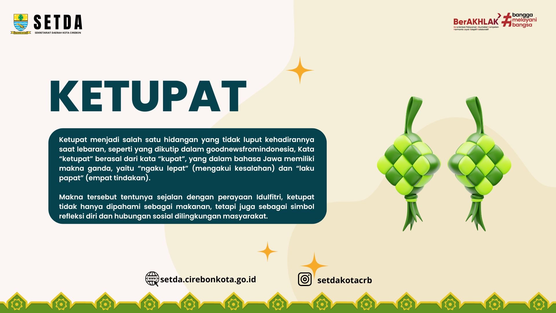 Ketupat Hingga Opor Semua Berkumpul di Meja Lebaran