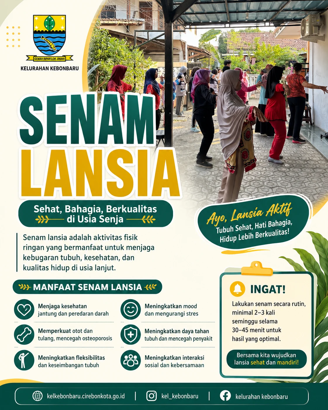 Senam Lansia: Langkah Sederhana Menuju Hidup Sehat dan Bahagia di Usia Senja