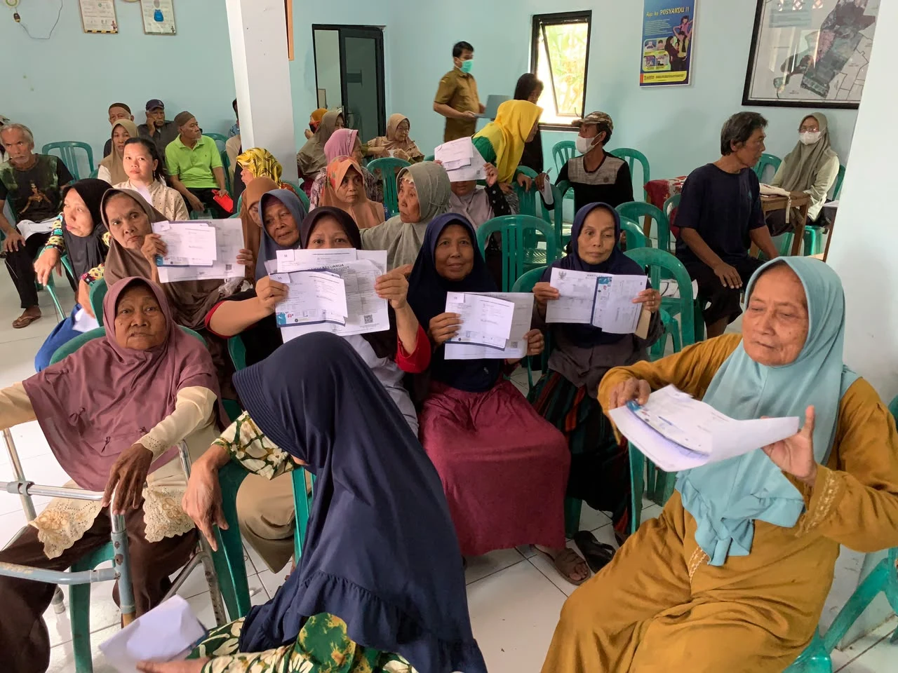 Puskesmas Larangan Laksanakan Tracing TBC Terintegrasi CKG di RW 01 Kelurahan Kecapi